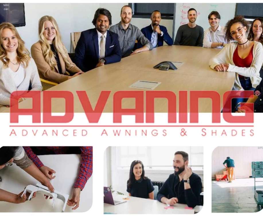 Advaning office showcasing the awning and shade solutions brand