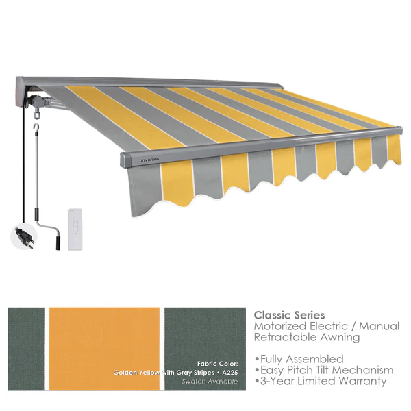 Classic-Golden-Yellow-Gray-Stripes-A225-EA