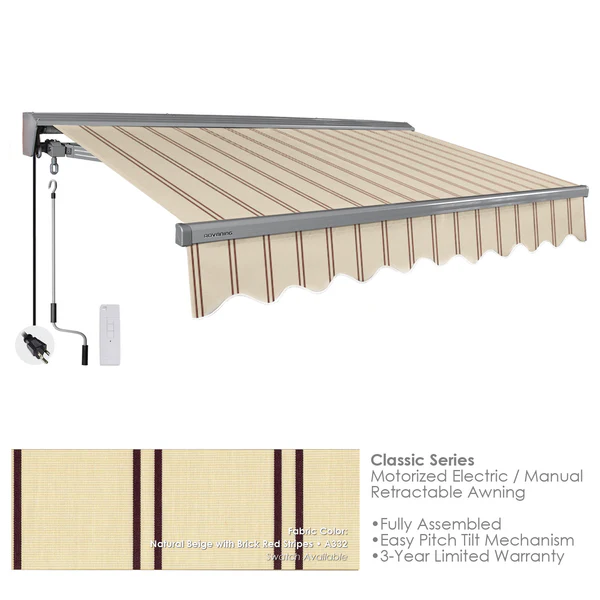 Classic-Natural-Beige-Brick-Red-Stripes-A332-EA